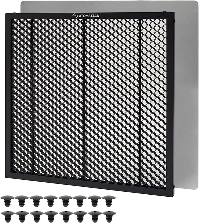 ATOMSTACK F2N Laser Honeycomb Werktafel - 300 x 300 mm - voor lasergraveermachine - Honingraat Laser Bed - Honingraat Werktabel - ATOMSTACK Laser Graveermachine