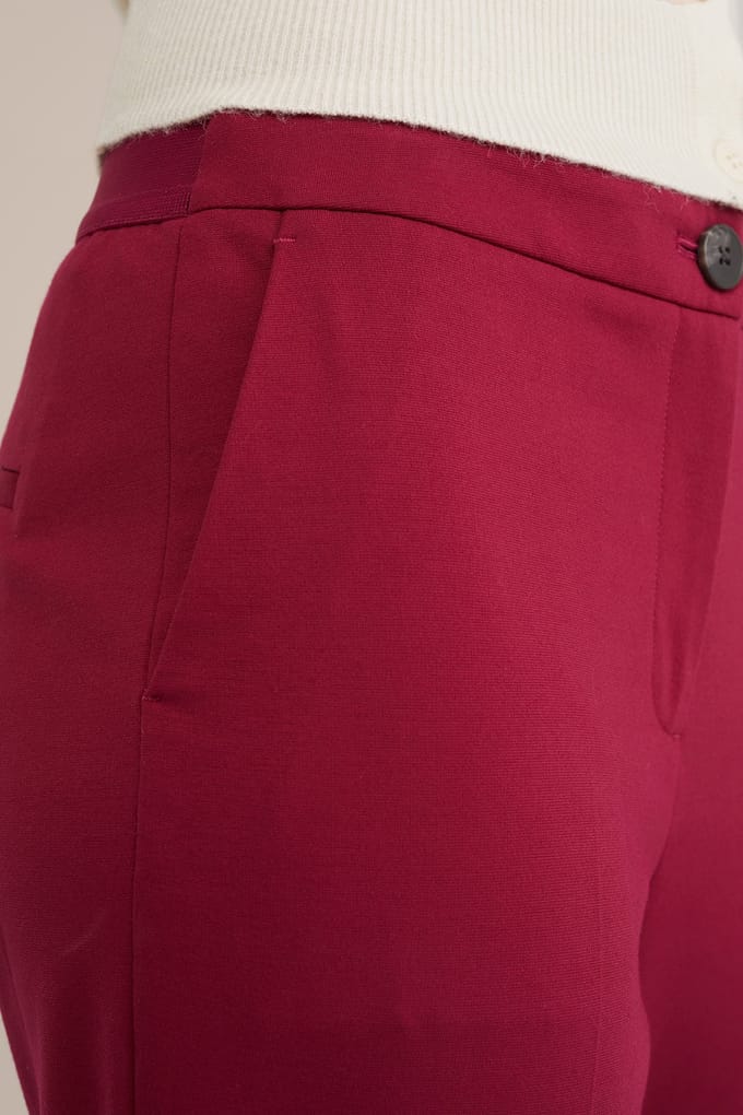We Fashion Trouser Red Maat: 34 | Pantalons Outlet | Dames | Rood