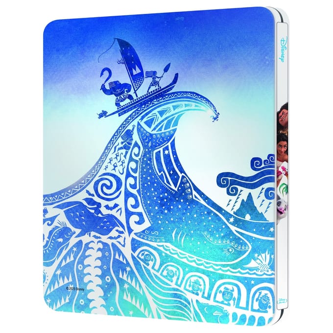 Vaiana 2 / Moana 2 - Steelbook - 4K Ultra HD + Blu-ray - Import