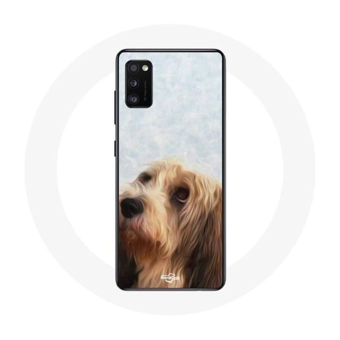 Coque - Samsung - Galaxy A41 - Souple - Noir - Petit basset griffon vendéen