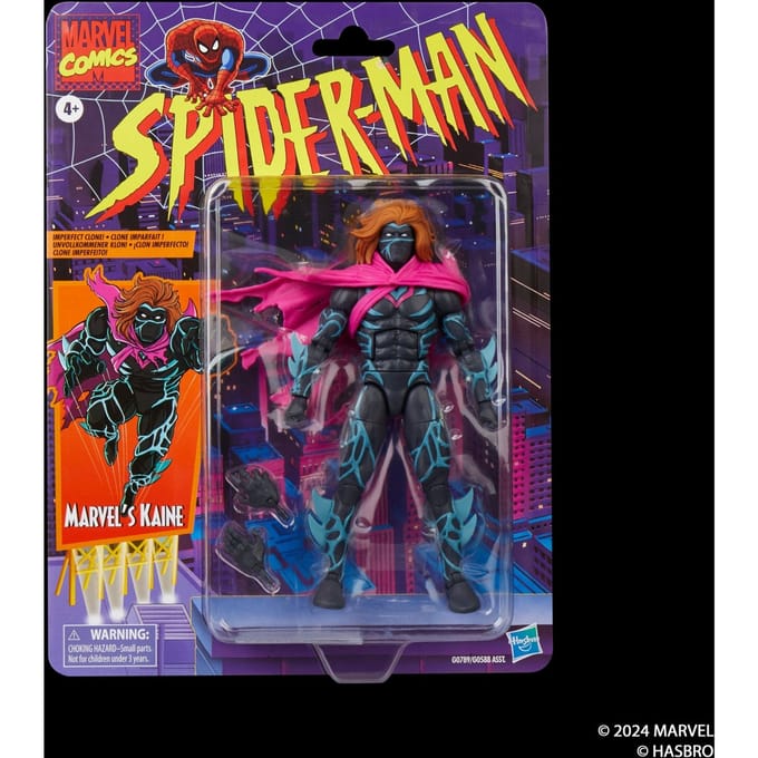 Marvel Legends Series Marvel's Kaine, Retro Comics Collectible 6-Inch Scale Action Figure