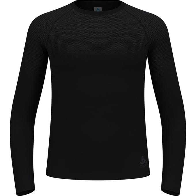 Odlo Performance Light Lange Mouwen Thermoshirt Heren - Zwart - Maat S