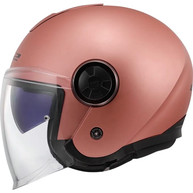 LS2 OF620 Classy Solid Mat Goud Roze Jethelm - Helm