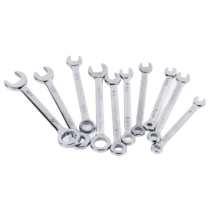 10 STUKS Mini Steeksleutelset Staal Inch Open Einde Kleine Sleutelset voor Repareren Monteren pink