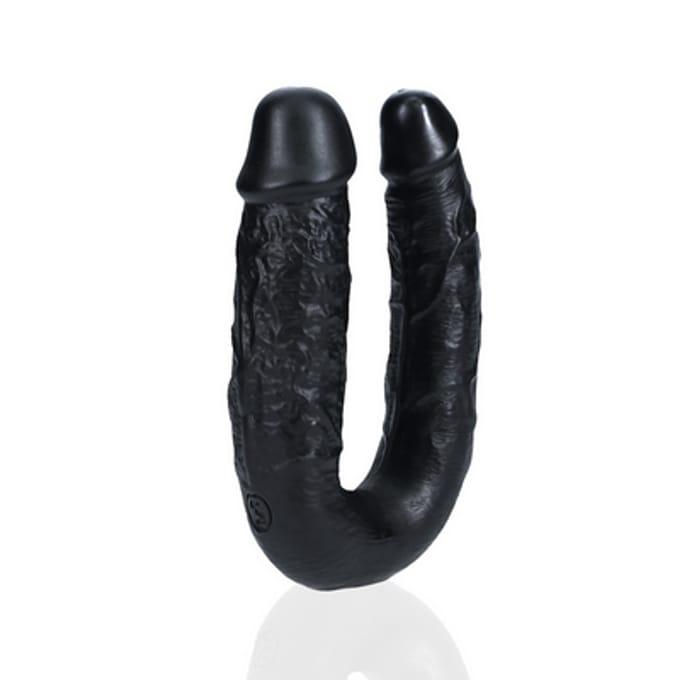 U Shaped Double Dildo 5" / 12,7 cm - Black