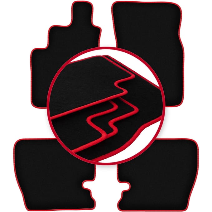 CARLUX-RED automatten voor: Daewoo Musso SUV (1993-2005)