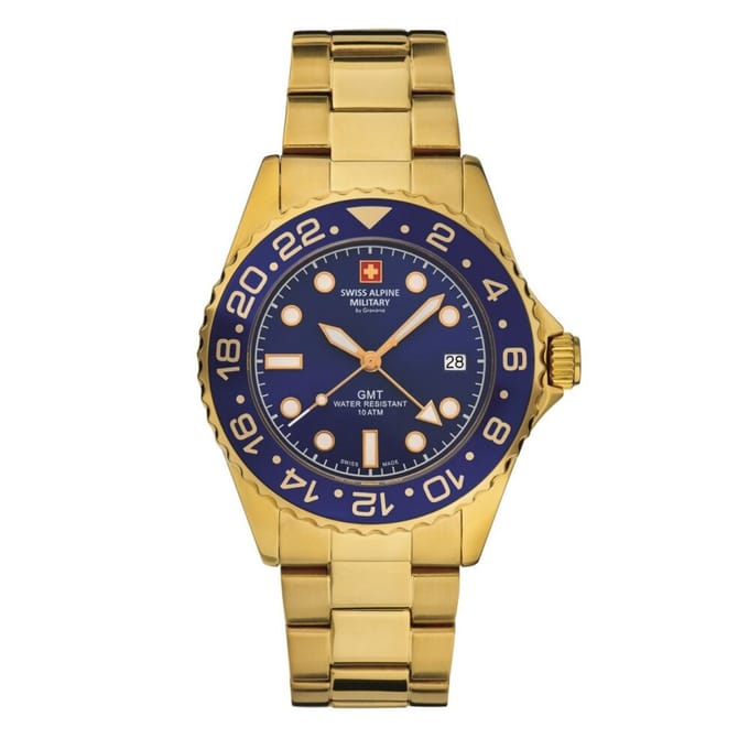 Swiss Alpine Military Master Diver GMT SAM7052.1115 mannen horloge