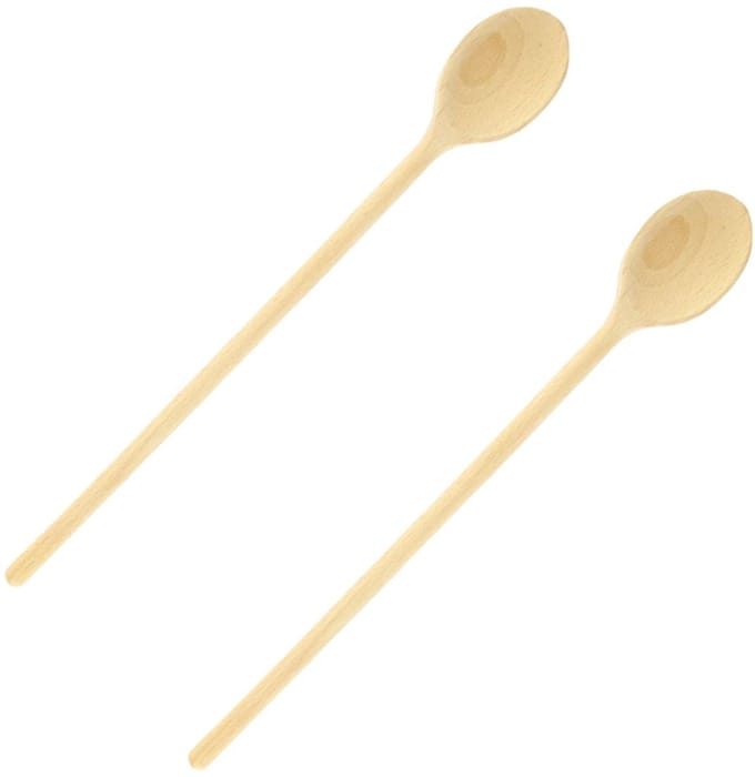 Set van 2 houten keuklepels 40 cm Fackelmann Wood Edition