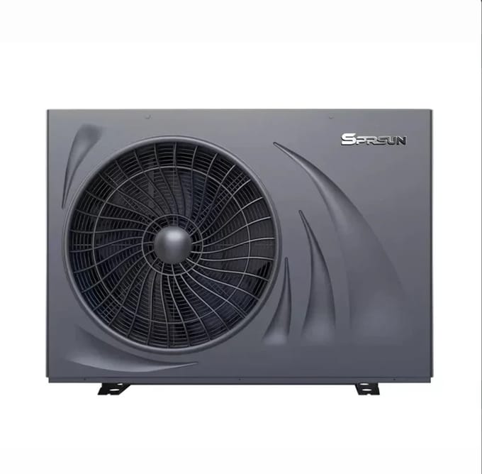 SPRSUN R290 Ultra Silence Monobloc Heat Pump 6/9/12/15/18 kW Models Propane 75 degrees