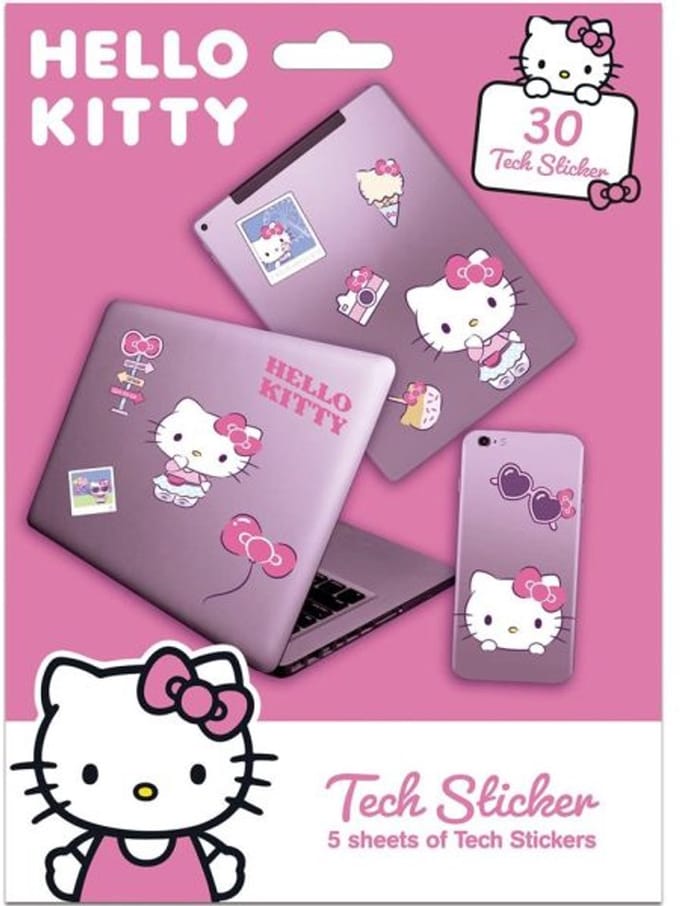 Hello Kitty (Luna Park) Tech Stickers