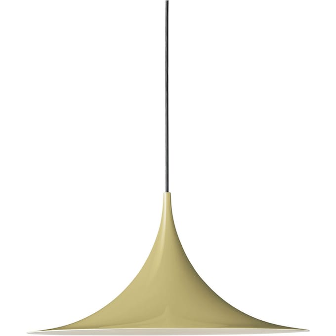 Gubi Hanglamp Semi, Ø 47 cm, venkelzaad-crème glanzend