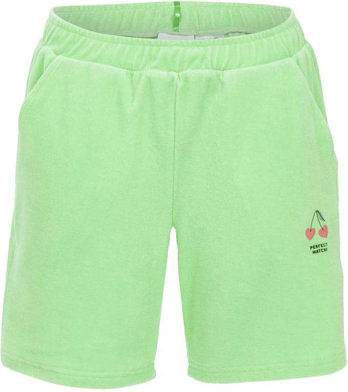 Badstoffen korte pyjamabroek groen - Groen - Maat - 38
