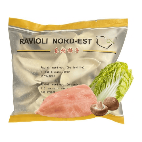 Northeast Dumpling King kip-, kool- en paddenstoelendumplings 420 g