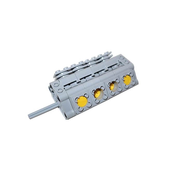 V2 V4 V6 V8 V10 V12 Technische Componenten Bouwstenen Bakstenen Motor Dynamische Zuiger Auto's Accessoires Educatief Speelgoed