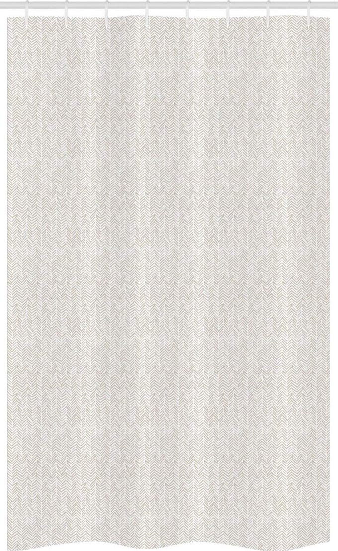ABAKUHAUS Visgraat Douchgordijn – 120x180 cm – Polyester