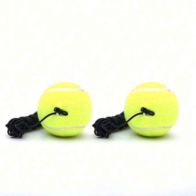 Professionele Tennis Trainingspartner Rebound Oefenbal Met 4m Elastisch Touw yellow