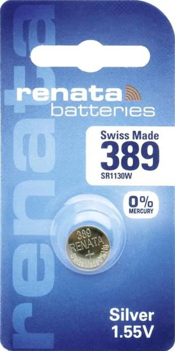 Renata 389 SR1130W Horloge Zilveroxide 1 stuk