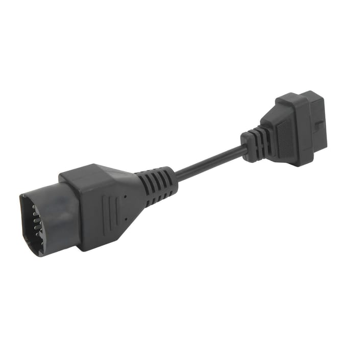 ODB2 Scanner Diagnostische Kabel 17-pins naar 16-pins Connector Adapter Vervanging voor Ford Ranger black