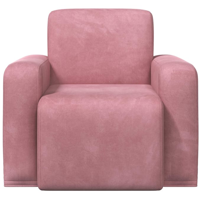 vidaXL - Fauteuil - Roze - fluweel