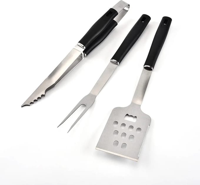 3 Delige Set - Barbecue Set - Barbecue Gereedschap - BBQ set - BBQ accessoires - LOUZIR