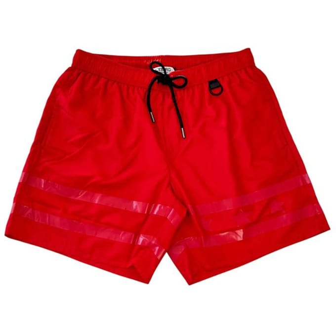 Zwemshorts met reflecterende tape-details