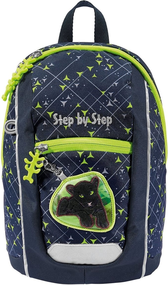 Step by Step Rugzak Kiga Mini Backpack 6L Little Wild Cat Donkergrijs
