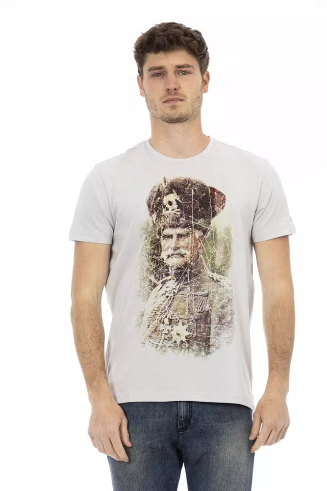 Trussardi Action Grijze Katoenen Heren T-shirt
