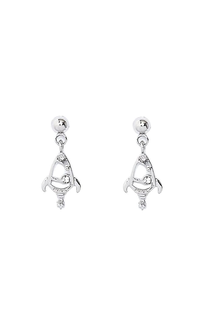 Earrings Rocket -Oorbellen - Zilver-Yehwang