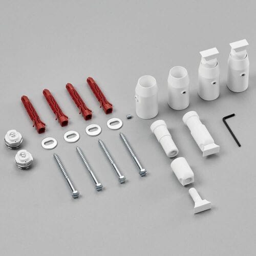 Zehnder wall mounting set for Yucca bathroom radiator 935011