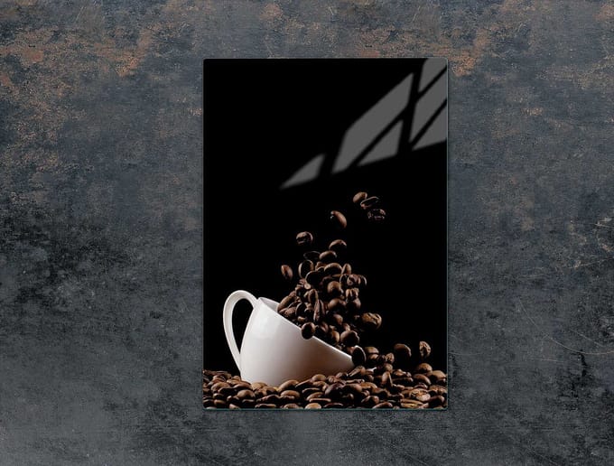TMK ArtDeko - Snijplank - Glas - 35x52 cm - Koffie