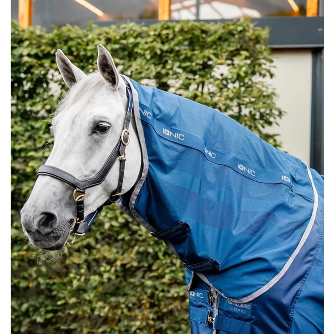 HORSEWARE IONIC THERAPY MESH COOLER HALSSTUK Blauw