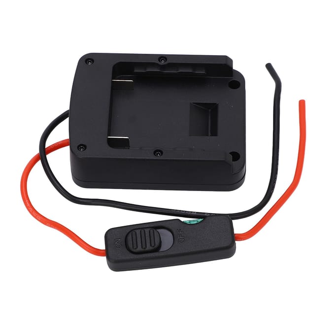 Batterijadapter Converter Dock Stroomconnector Conversiekit voor Bosch BAT Serie black