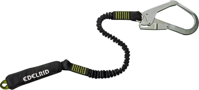 Edelrid Shockstop pull - elastische vanglijn + Steigerhaak - AZ002 - Incl. AZ002