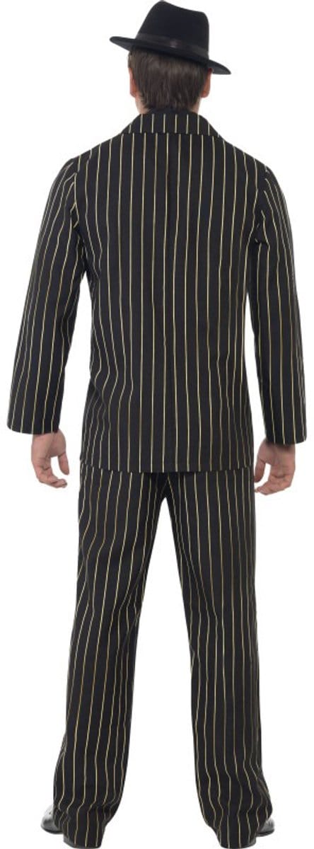 Gold Pinstripe Gangster Costume