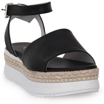 Sandalen met sleehak NeroGiardini 100 Tamigi Nero