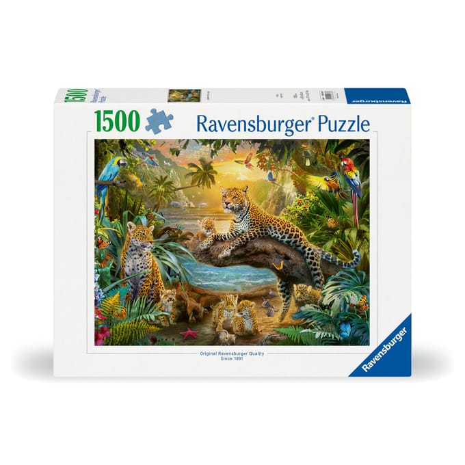Ravensburger puzzel Luipaarden in de jungle - Legpuzzel - 1500 stukjes