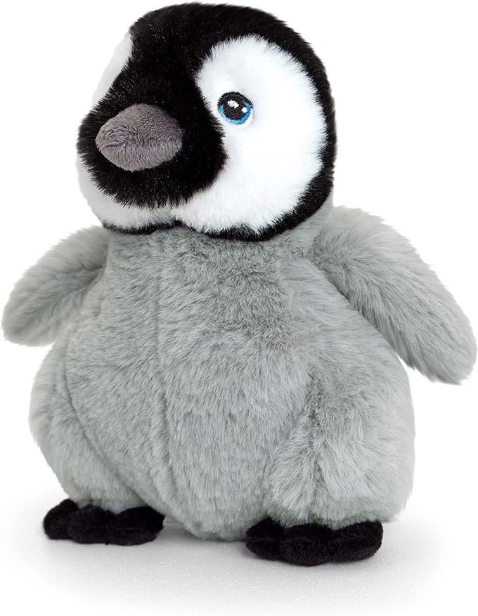 Baby Pinguin knuffel - 18 cm. - Keel Eco Pinguin knuffeldier - 100% gerecycled