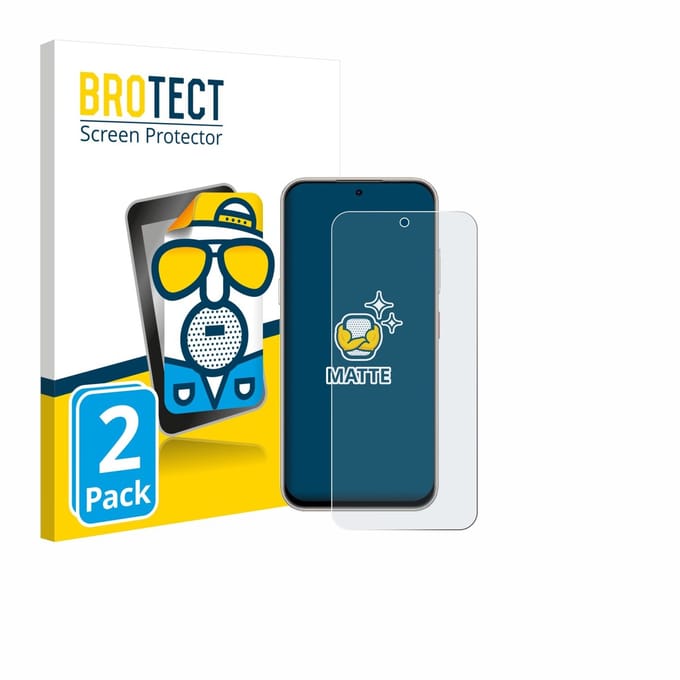 BROTECT - Screenprotector voor ZTE Nubia V80 Pro - Folie Beschermfolie matte 2 Stuks