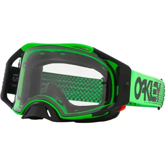 Oakley Airbrake MX Moto Green B1B/ Clear - OO7046-D9