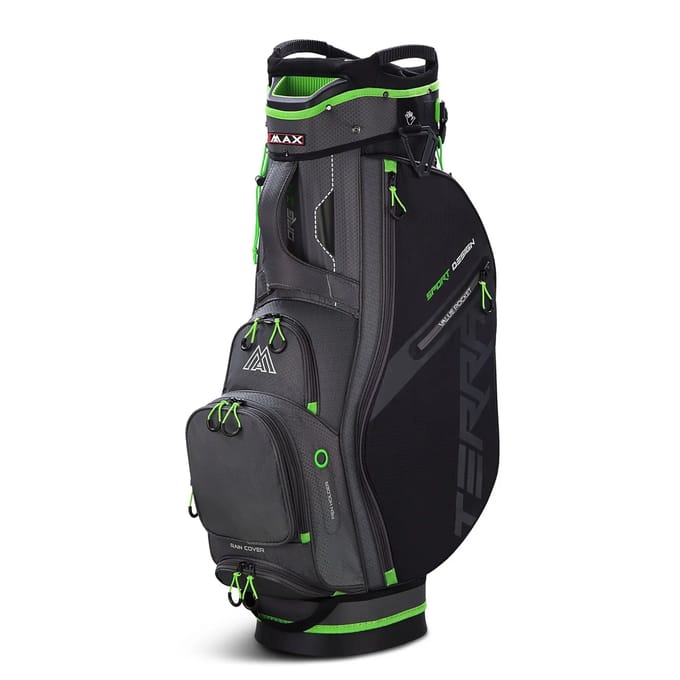 Big Max Terra Sport Golftas - Cartbag - Grijs Lime