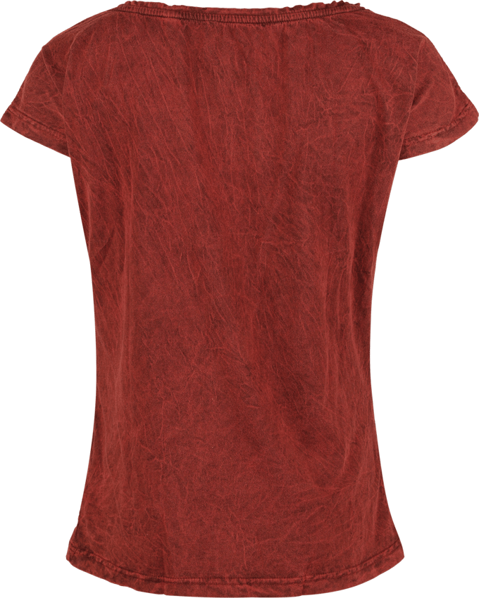 Powerwolf Metal Circle Dames T-shirt - rood - S