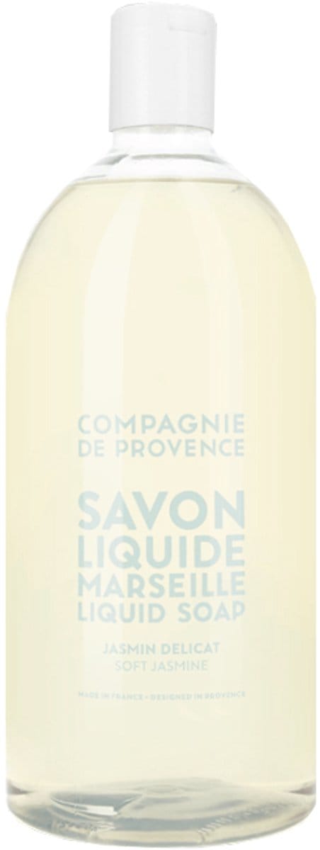 Savon de Marseille vloeibare handzeep Extra Pur Jasmin Delicat 1 liter navulling