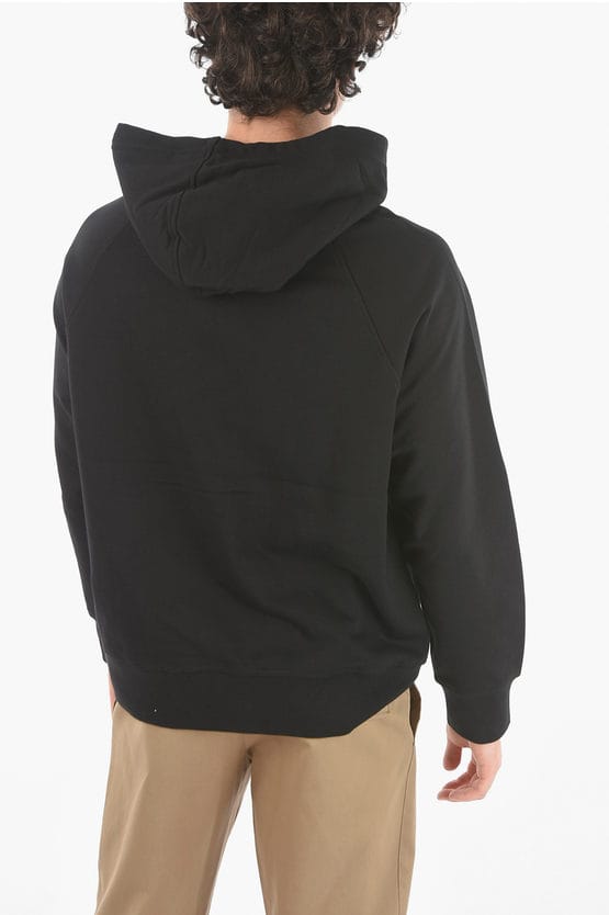 Bedrukt logo DJ BOLT hoodie in zwart
