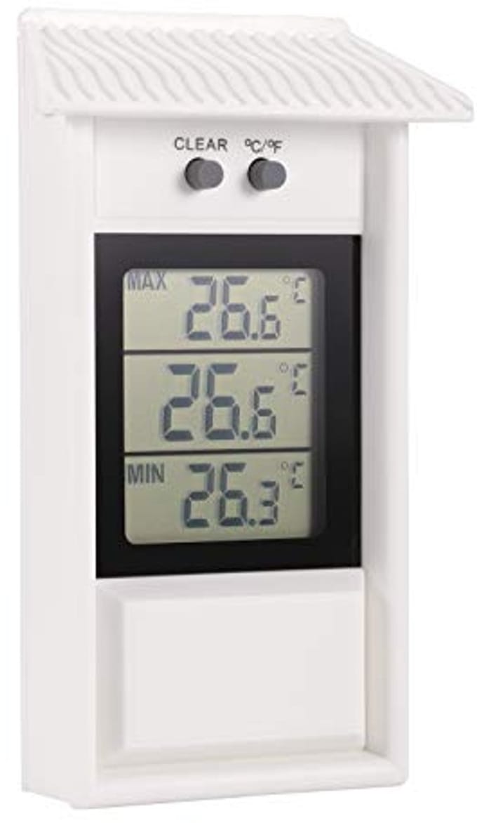 Waterproof Digital Greenhouse Thermometer with Max/Min Function -20 to 50°C
