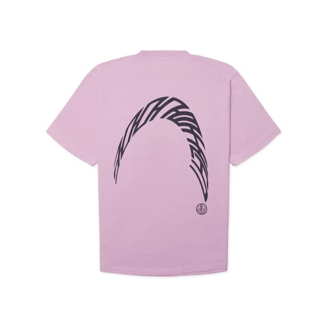 Woodbird Wbbaine warp tee 2626-416 dusty violet