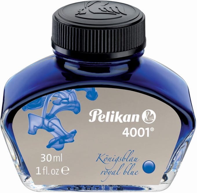 Pelikan - Vulpeninkt 4001 30ml koningsblauw | 12 stuks