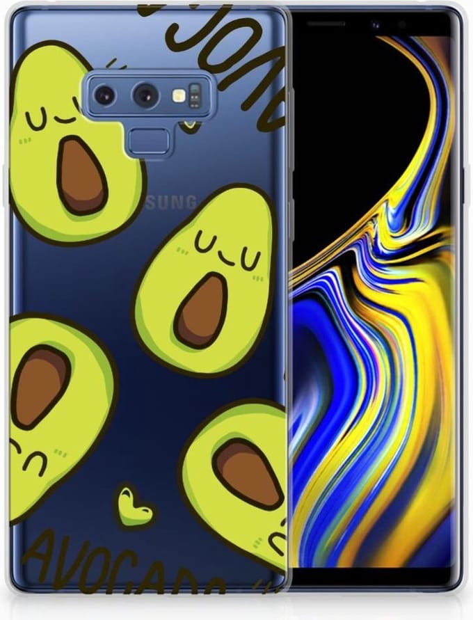 Samsung Galaxy Note 9 Telefoonhoesje met Naam Avocado Singing