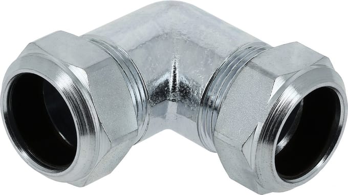 Bonfix Staalverzinkte knelfitting - Kniekoppeling 105 - 2 x knel - 22mm x 22mm