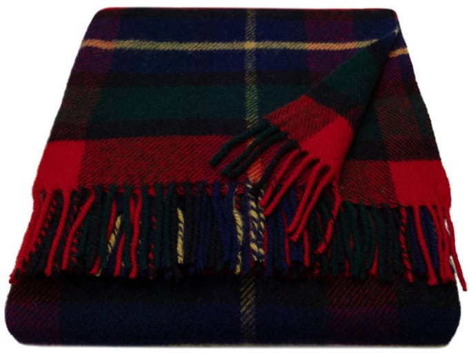WOOOL Luxury Plaid - TARTAN (Kilgour) - 150x183cm - 100% Wol