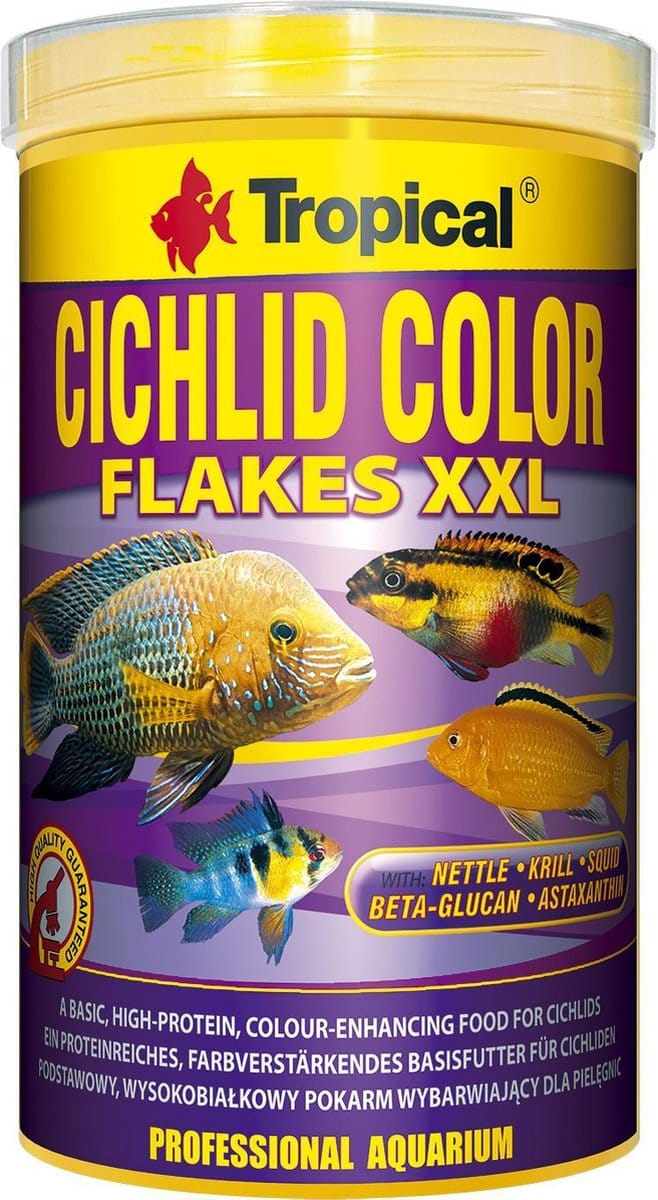 TROPICAL Cichlid color flakes XXL 160G/1000ML
